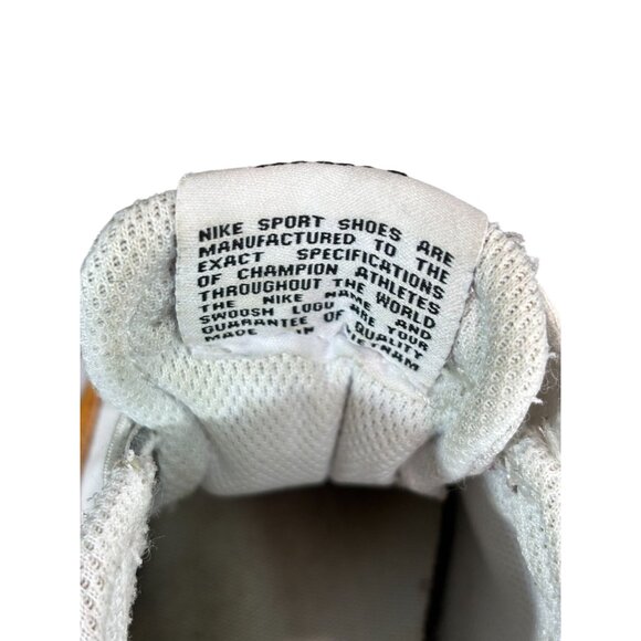 Nike Kids White & Orange Velcro Sneakers Size 10.5C - Picture 5 of 9